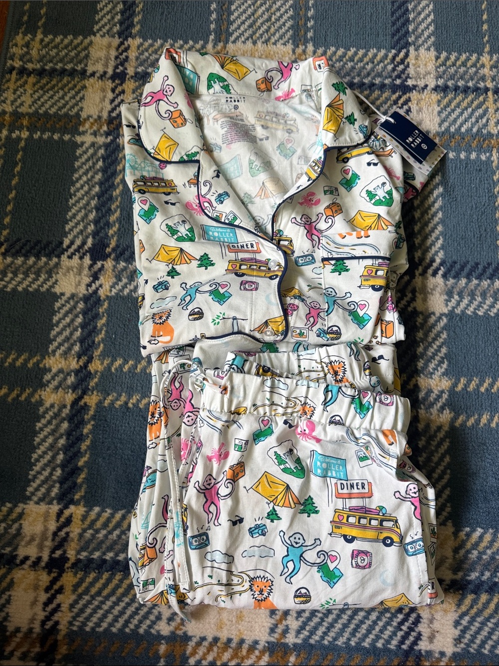 🆕 Roller Rabbit x Target Pajama Set Size S 🆕